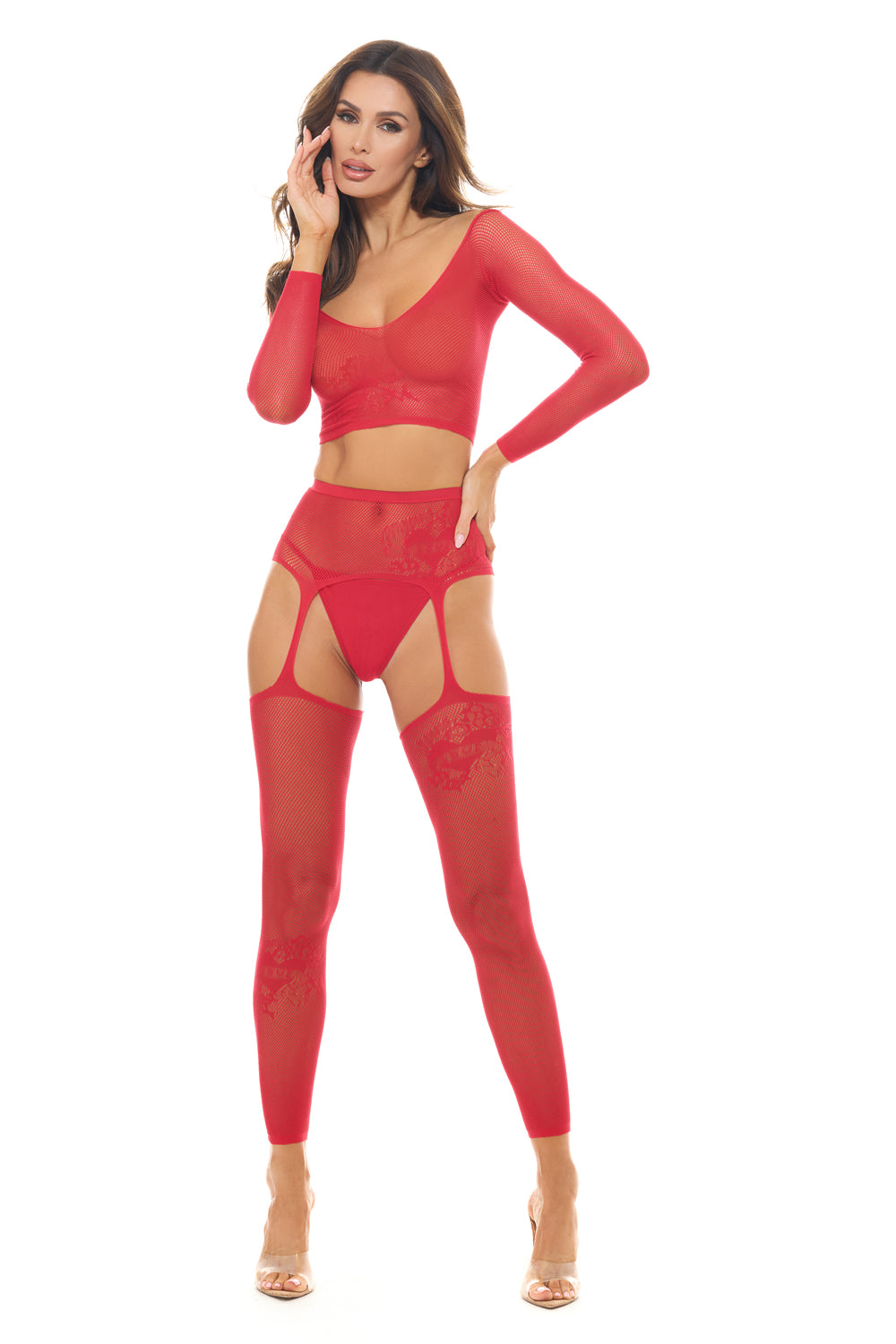 Crop Top Body Stocking