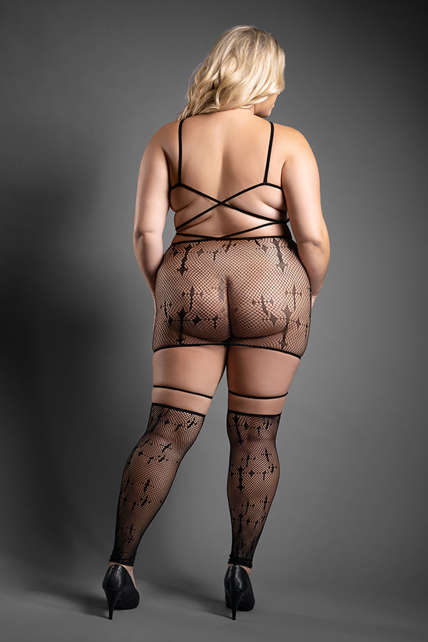 Plus Size Unholy Body Stocking