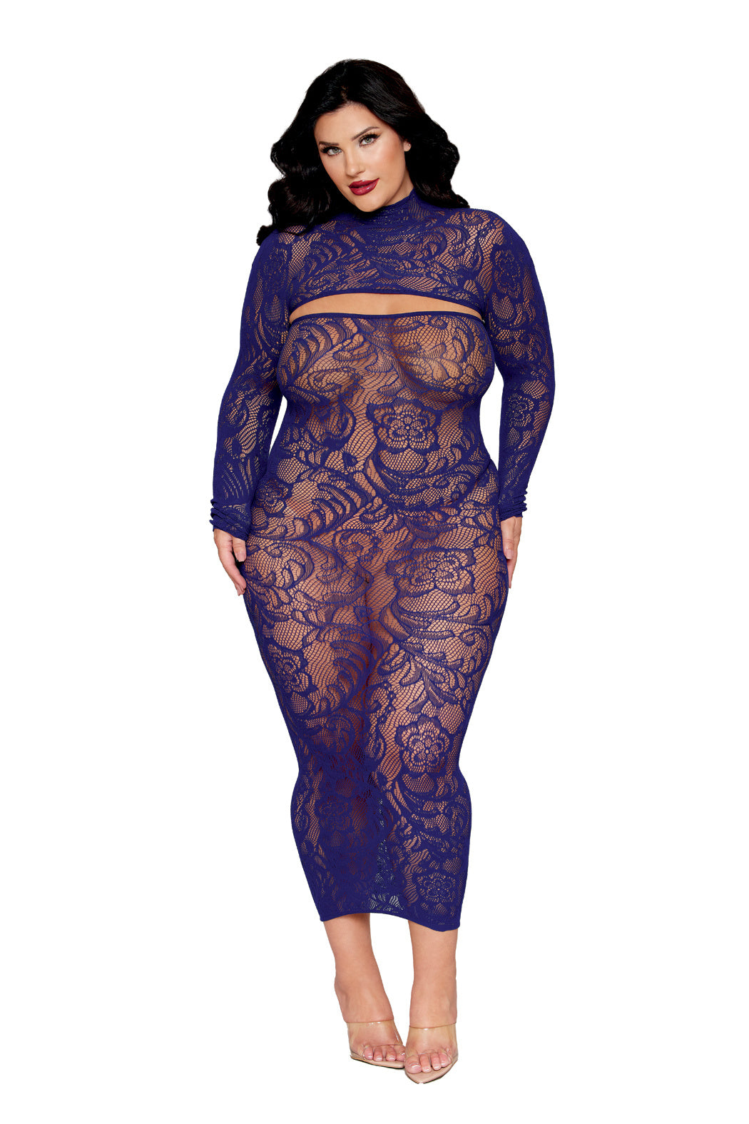 Midnight Bodystocking Dress