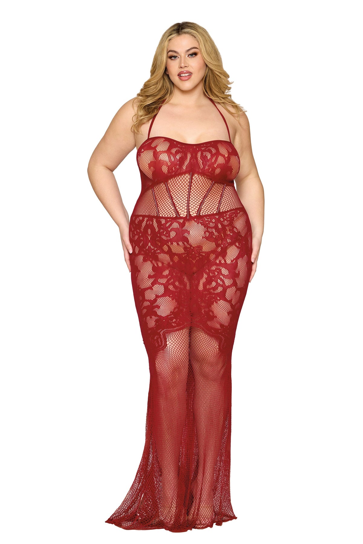 Rouge Body Stocking Dress