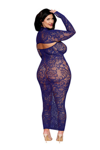 Midnight Bodystocking Dress