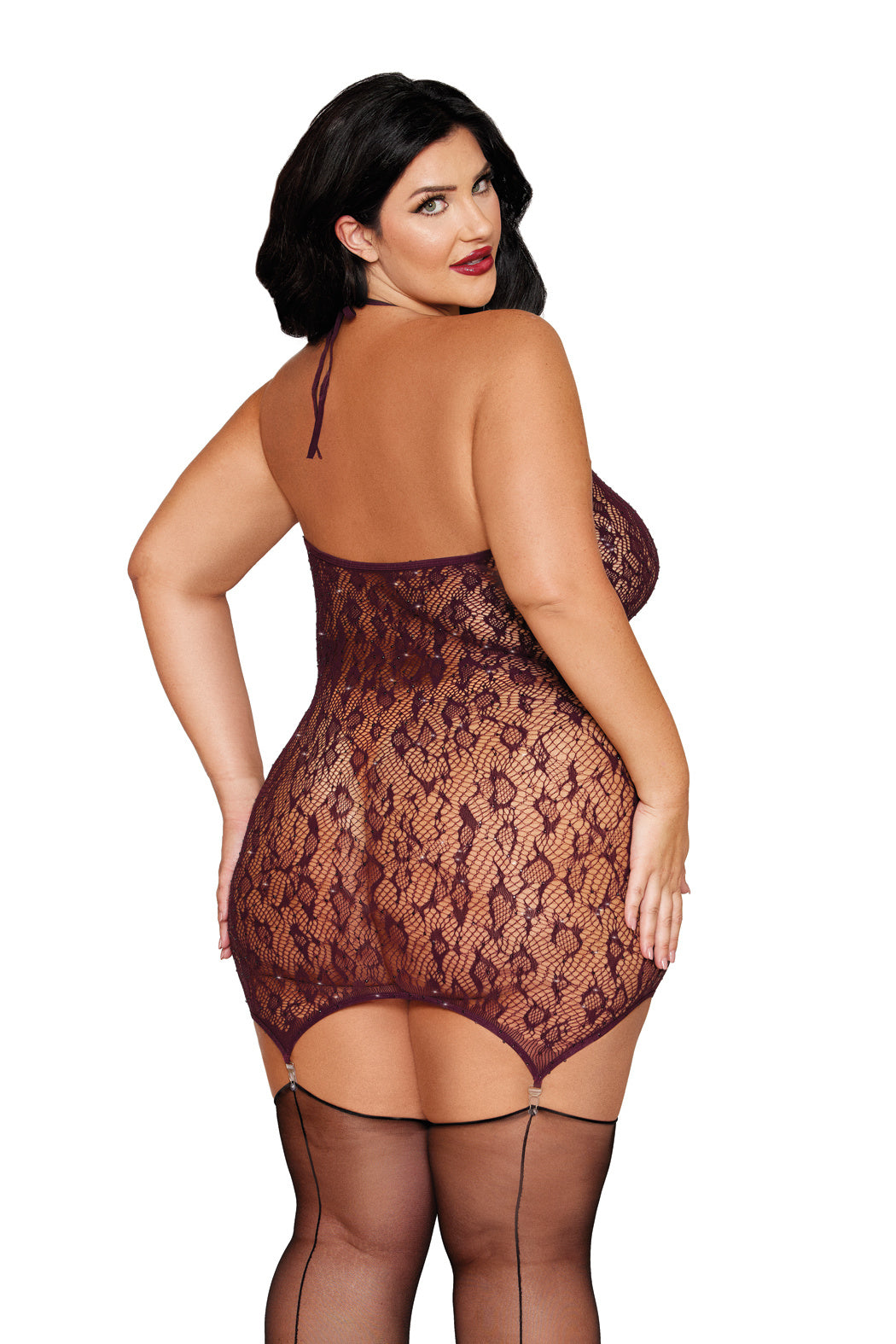 Cherry Bodystocking Dress