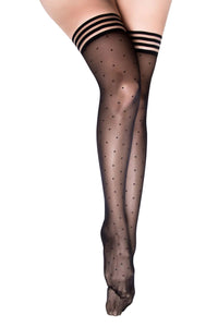 Kix'ies Polka Dot Thigh Hights