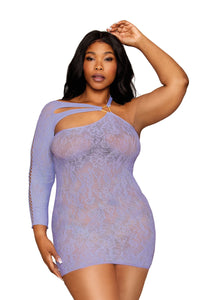 Asymmetrical Lavender Chemise