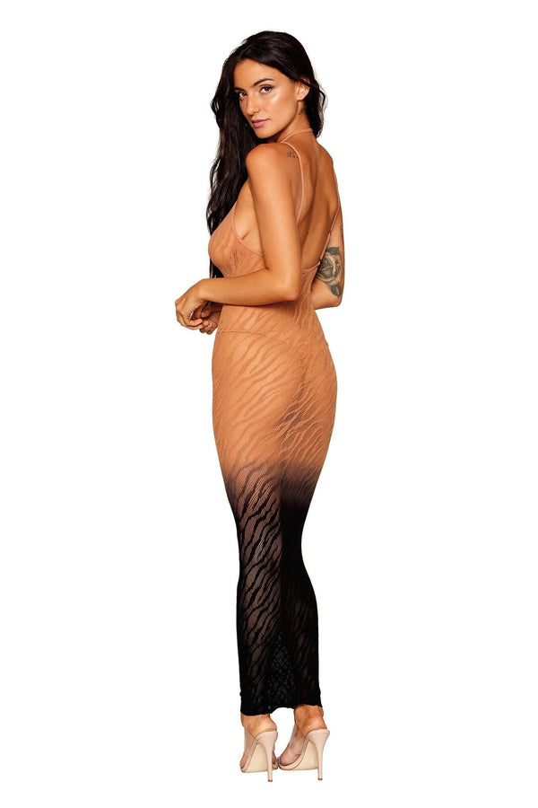 Zebra Ombre Body Stocking